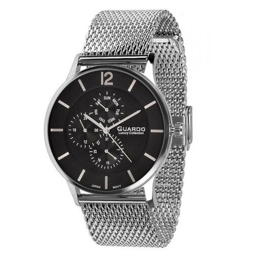 Купить Наручные часы Guardo, черный, серебряный
Часы Guardo S1253.1 чёрный бренда Guard...