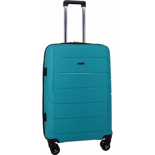 Купить Чемодан Rion+ 462SWV, 70 л, размер L, зеленый
Большой чемодан из ударопрочного п...