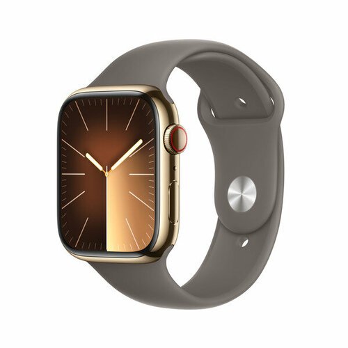 Купить Часы Apple Watch Series 9 45mm Gold Stainless Steel Case with Sport Band S/M
App...
