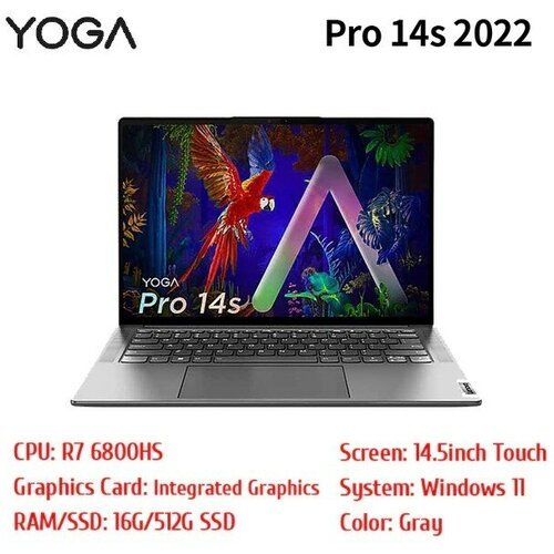 Купить 14.5" Ноутбук Lenovo YOGA Pro14s Ryzen 7 6800HS/16Gb/SSD 512Gb/3K/серый
Lenovo Y...