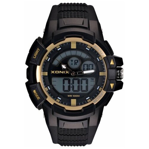Купить Наручные часы XONIX, черный
Часы наручные XONIX<br>Водная защита: 100М, 10 AT<br...