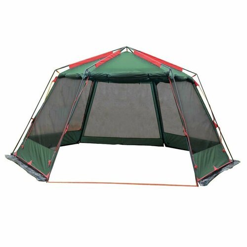 Купить Палатка-шатер BTrace Highland (Зеленый/красный)
- Палатка-шатер с двумя большими...