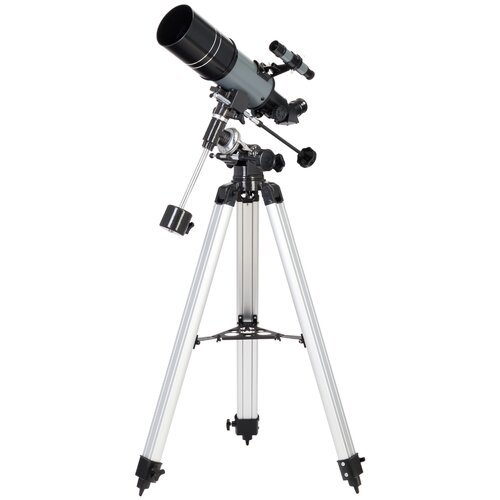 Купить Телескоп Levenhuk Blitz 80s PLUS рефрактор d80 fl400мм 160x серый/черный
Телеско...