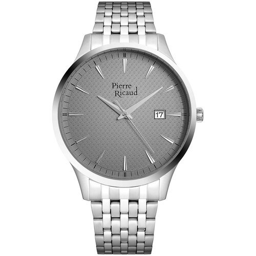 Купить Наручные часы Pierre Ricaud P91037.5117Q, серый
Мужские кварцевые часы в круглом...