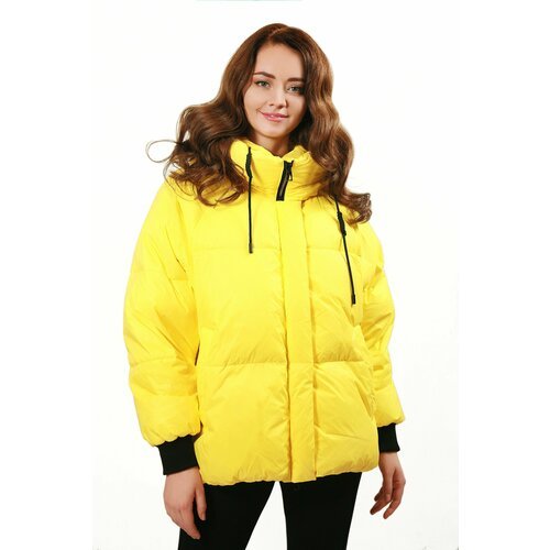 Купить Куртка , размер 52, желтый
Стильный легкий теплый пуховик женский с капюшоном –...