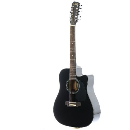 Купить Двенадцатиструнная гитара Fabio FB12 4110 BK /41"дюйм
В отличии от обычной шести...