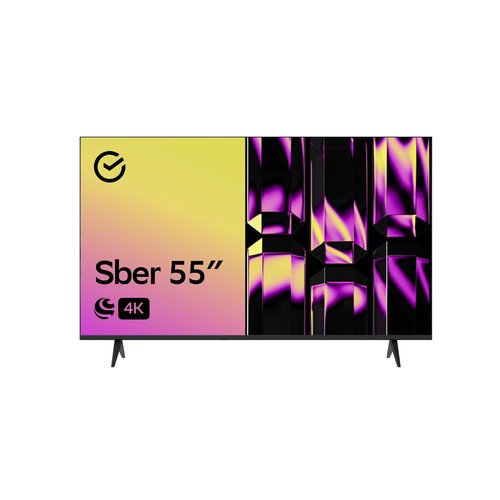 Купить Телевизор Sber SDX-55U4126 UHD 4K
Цвет товара черный<br>Диагональ 55"<br>Разреше...