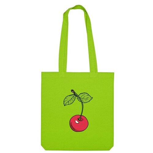Купить Сумка Us Basic, зеленый
Название принта: вишня ягода розового цвета с листьями....
