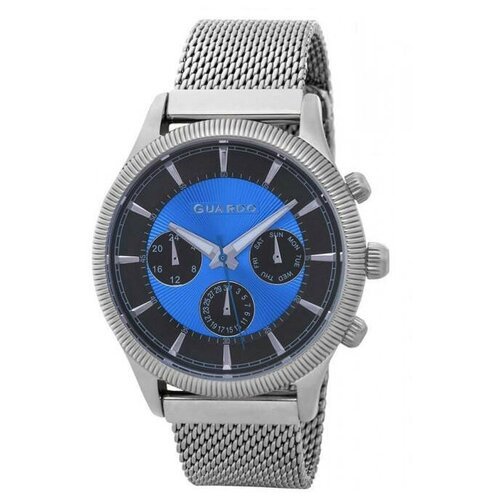 Купить Наручные часы Guardo Premium, черный, серебряный
Часы Guardo 11102-1 чёрный+голу...