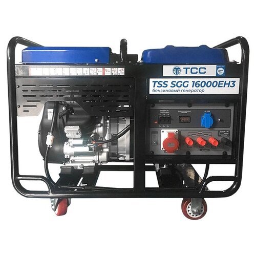 Купить Бензиновый генератор ТСС SGG 16000EH3, (16000 Вт)
<p>Бензогенератор трехфазный 1...