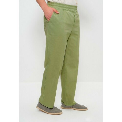 Купить Брюки CLEO, размер 52, зеленый
Удобные современные мужские брюки из набивной кос...
