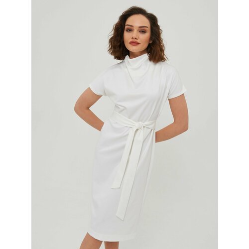 Купить Платье КАЛЯЕВ, размер 50, белый
Платье длины миди имеет комфортный приталенный с...