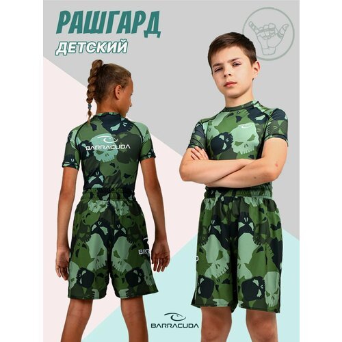 Купить Рашгард BARRACUDA Рашгард детский компрессионный спортивная футболка с коротким...