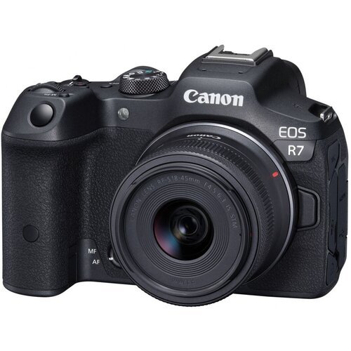Купить Фотоаппарат Canon EOS R7 Kit RF-S 18-45mm F4.5-6.3 IS STM, черный
Canon EOS R7 K...