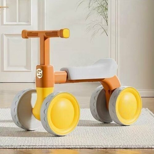 Купить Беговел детский от 1 года 4 колёсный коричнево-желтый
Беговел для детей - идеаль...