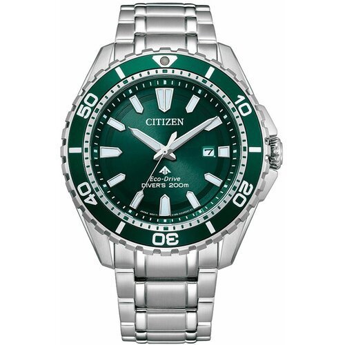 Купить Наручные часы CITIZEN Японские мужские наручные часы Citizen BN0199-53X, зеленый...