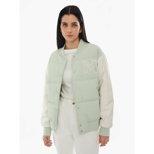 Купить Бомбер Zolla, размер XS, светло-зеленый
Тёплая женская куртка-бомбер, выполненна...