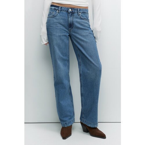 Купить Джинсы широкие Befree, размер XS INT, синий
- Широкие джинсы wide leg из качеств...