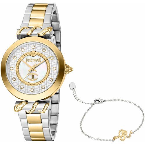 Купить Наручные часы Just Cavalli JC1L257M0055, серебряный, белый
Эффектный набор на за...