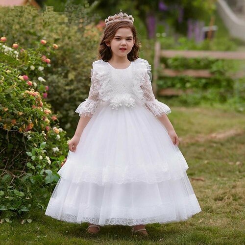 Купить Платье MQATZ, размер 130, белый
Длина: 101 см;<br>Бюст: 69 см;<br>Талия: 64 см;<...