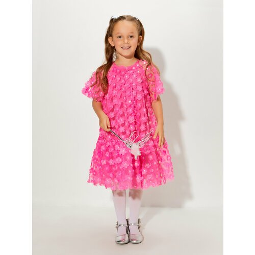 Купить Платье Acoola, размер 116, розовый
Праздничное платье для девочки выполнено из с...