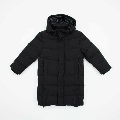 Купить Куртка КОТОФЕЙ, размер 140, черный
Зимнее детское пальто с капюшоном благодаря у...