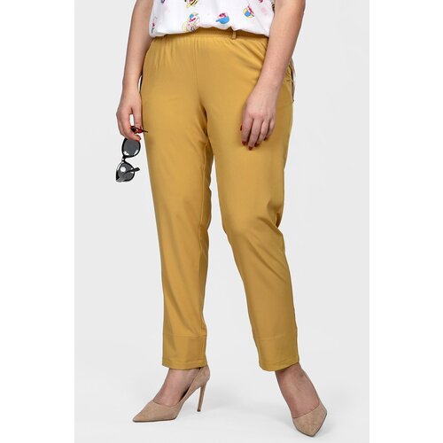 Купить Брюки SVESTA, размер 58, желтый
Модные укороченные женские брюки из тонкой костю...