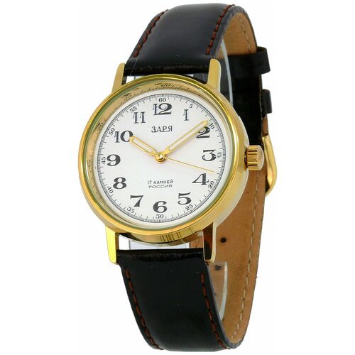 Купить Наручные часы ЗАРЯ, золотой, коричневый
Часы Заря G4443201 бренда Заря 

Скидка...
