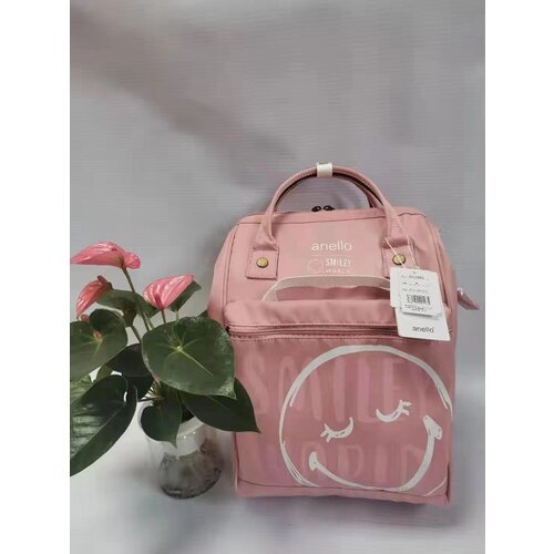 Купить Рюкзак ANELLO smiley world розовый
<br>Молодежный, модный рюкзак с трендовой апп...