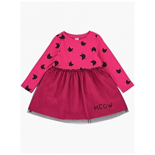 Купить Платье Mini Maxi, размер 104, розовый, красный
Платье для девочек Mini Maxi, мод...