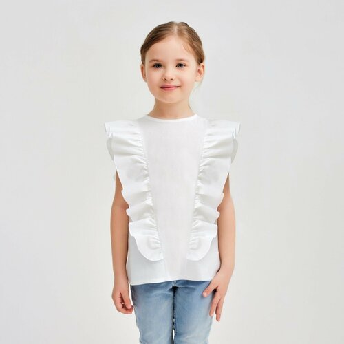 Купить Школьная блуза Minaku, размер 98, синий, белый
Блузка для девочки MINAKU: Cotton...