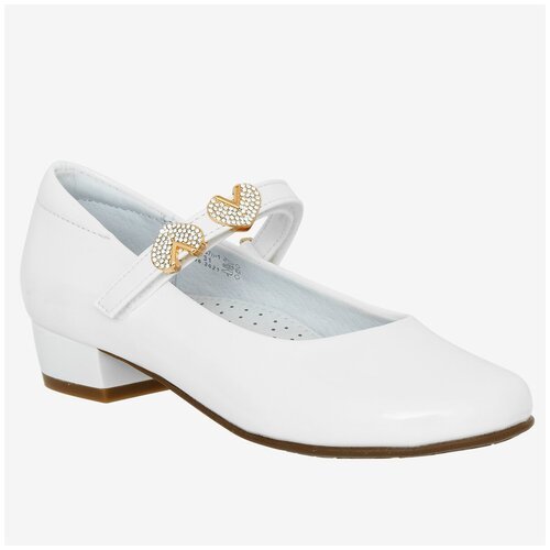 Купить Туфли Kapika, размер 34, белый
Нарядные туфельки для девочки легко создадут праз...
