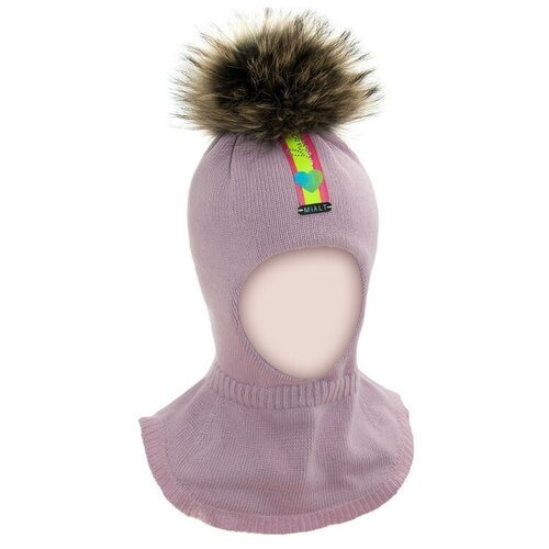 Купить Шапка mialt, размер 52-54, розовый, фиолетовый
Шапка-шлем для девочки Ассоль, цв...