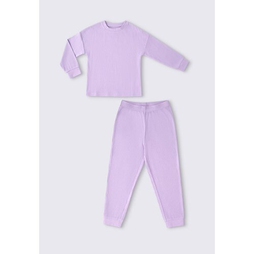Купить Пижама Oldos, размер 140-68-60, сиреневый
Детский пижамный комплект с длинным ру...