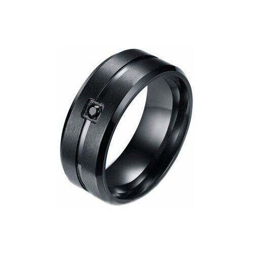 Купить Кольцо DG Jewelry, размер 20.5, серебряный
Эффектное мужское стальное кольцо с ч...