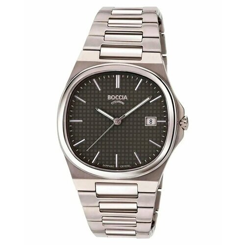 Купить Наручные часы BOCCIA 3657-04, серебряный, черный
Мужские кварцевые часы. Централ...