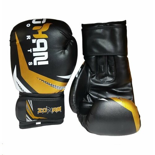 Купить Спортивные боксерские перчатки "ZOHAN" - 10oz / кожзам / черно-золотые
Перчатки...