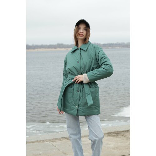 Купить Куртка-рубашка L'kona, размер L, зеленый
Демисезонная куртка L'Kona - это стильн...