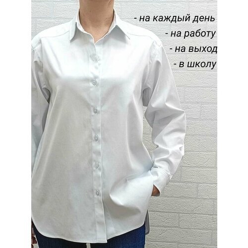 Купить Туника размер 46, белый
Рубашка из натуральной ткани с длинными рукавами-это сти...