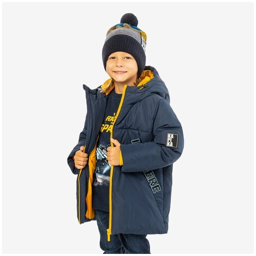 Купить Парка Kapika, размер 98, синий
Теплая пуховая куртка надежно защитит вашего ребе...
