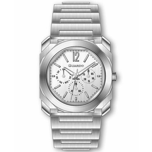 Купить Наручные часы Guardo 12706-1, серебряный, белый
Часы Guardo Premium GR12706-1 бр...