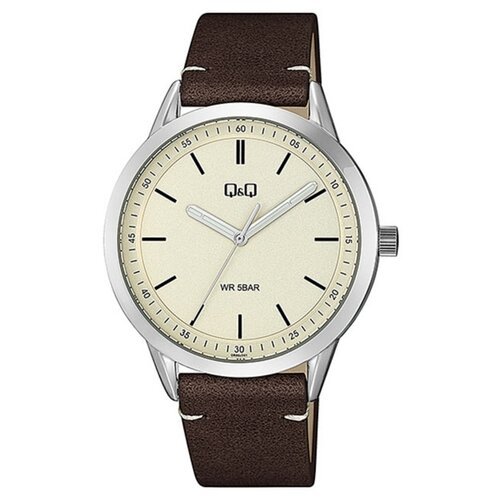 Купить Наручные часы Q&Q, коричневый
Мужские японские наручные часы Q&Q QB80-301 [QB80...