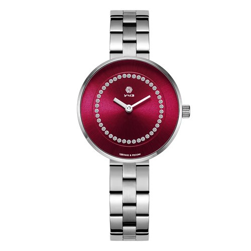 Купить Наручные часы УЧЗ 3051В-4, красный, серебряный
Наручные кварцевые женские часы п...