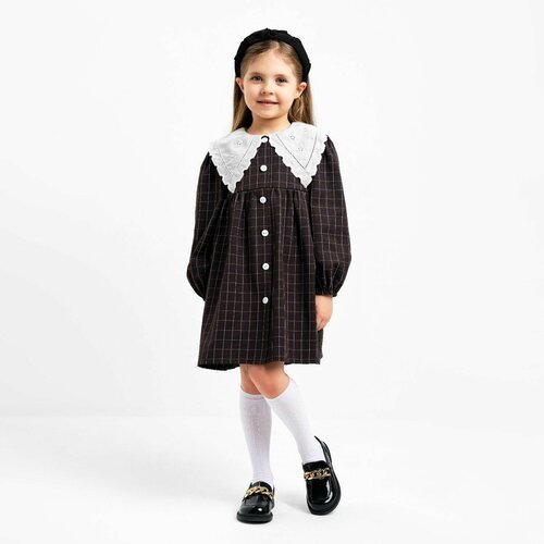 Купить Школьное платье Kaftan, размер 34, черный
Платье для девочки от KAFTAN: хлопкова...