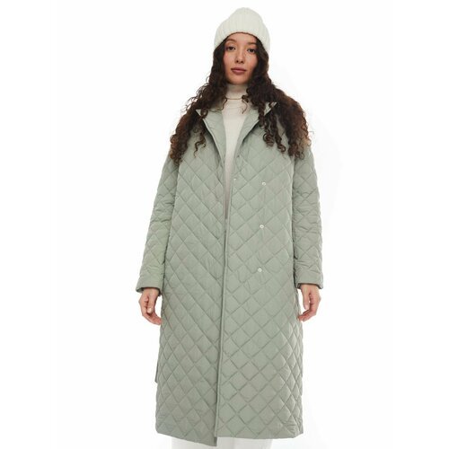Купить Пальто Zolla, размер XS, хаки
Длинное стёганое женское пальто с поясом на талии...