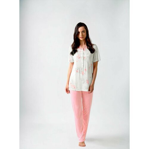 Купить Пижама Linclalor, размер 58, розовый, белый
Ищите качественную домашнюю одежду д...
