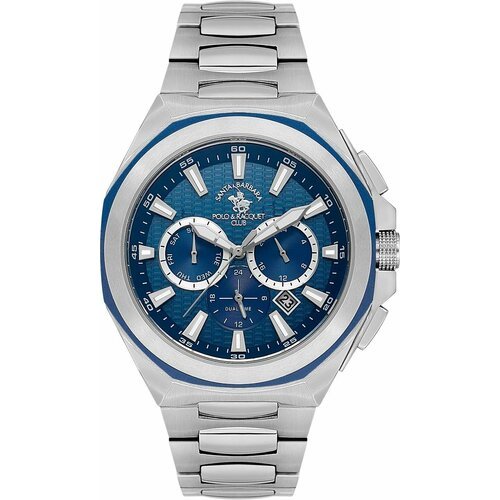 Купить Наручные часы SANTA BARBARA POLO & RACQUET CLUB Prive, серебряный, синий
Мужские...