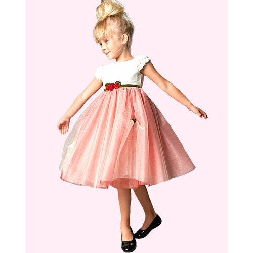 Купить Школьный сарафан, размер 98, бежевый
Платье для девочек балерина Biscotti арт.47...