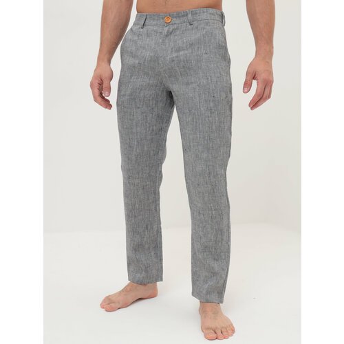Купить Брюки andLLyou Летняя классика, размер 50, серый
<p> Льняные мужские брюки - это...