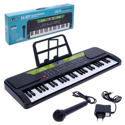 Купить Синтезатор SONG с микрофоном, пюпитром, USB
Игрушечные инструменты привьют интер...